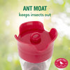 Pinch-Waist Glass Hummingbird Feeder, 16 oz