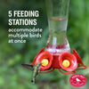 Pinch-Waist Glass Hummingbird Feeder, 16 oz