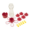 Pinch-Waist Glass Hummingbird Feeder, 16 oz