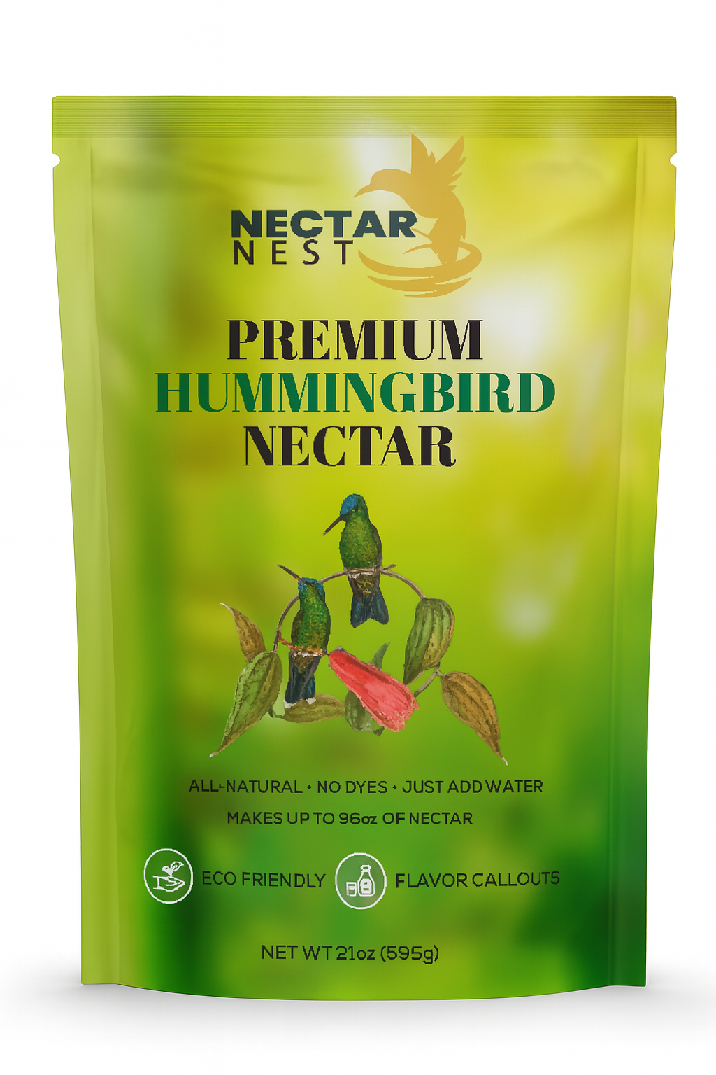 All-Natural Hummingbird Nectar – 21oz Bag